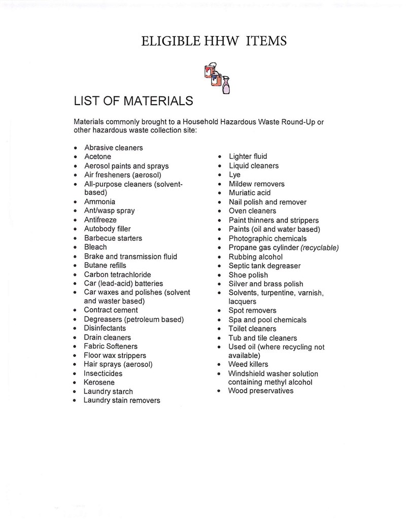 List_of_Hazardous_Waste_Items